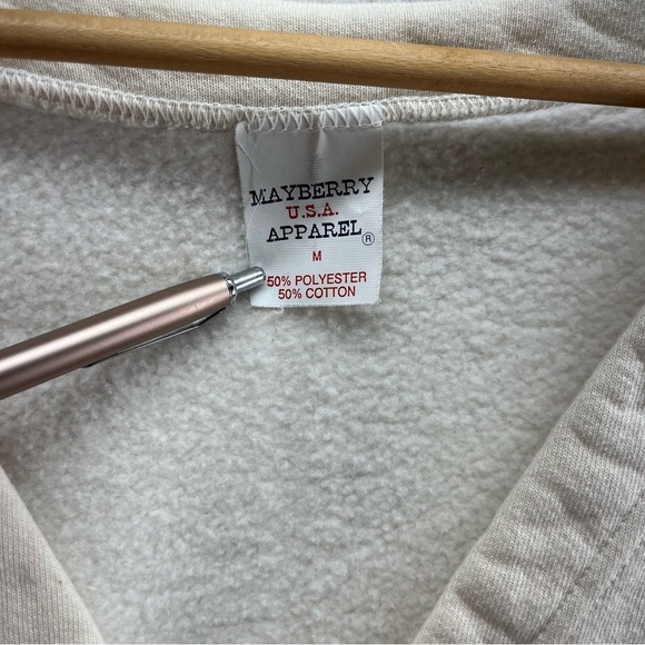 Mayberry USA Apparel Vtg 90s Med Christian Kitsch Jesus Angels Roses Cardigan - Picture 5 of 8